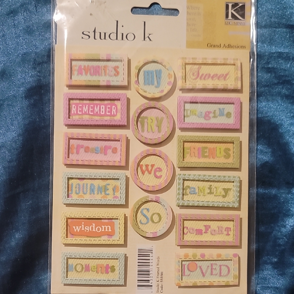 Studio K Grand Adhesions Stickers